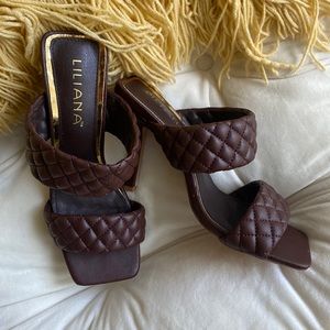 Miss Lola Shoe Boutique Brown Heel